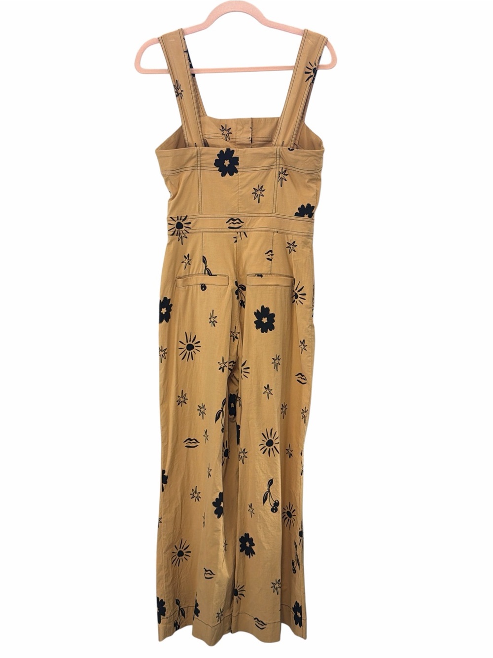 Anthropologie The Portside Button-Front Jumpsuit by Maeve Size 6 - Picture 4 of 6